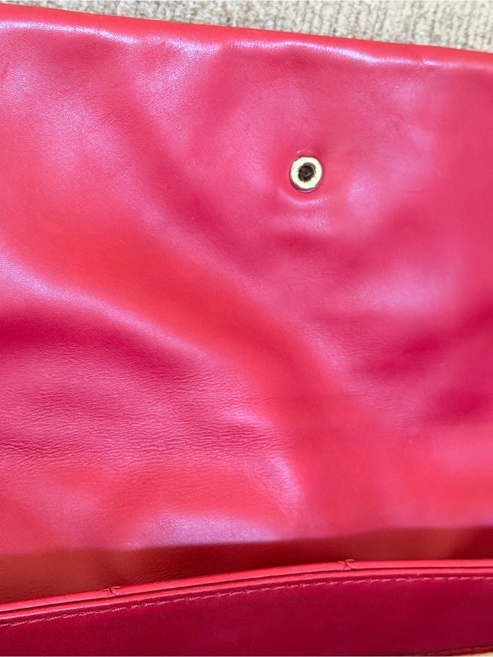 CHANEL Quilted Lambskin Shoulder Bag in Berry Pink with Chain Strap - Picture 10 of 15